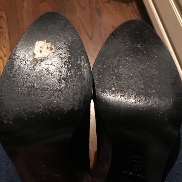 Chanel Suede Cap-Toe Boots Sz 40.5 - Picture 9 of 12